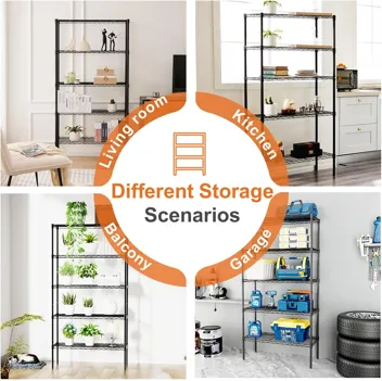 13.8" x 23.6" x 30" 3-Tier Metal Storage Shelving Unit