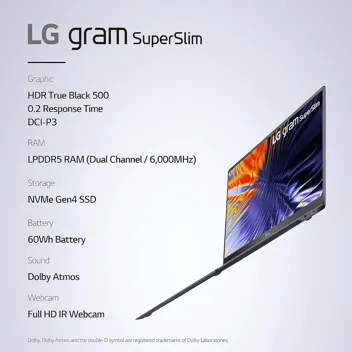 gram SuperSlim 15.6” OLED Laptop