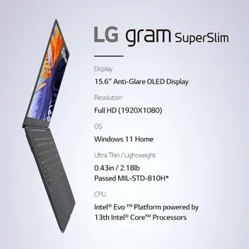 gram SuperSlim 15.6” OLED Laptop