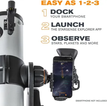 StarSense Explorer 150mm Tabletop Dobsonian Smartphone App-Enabled Telescope