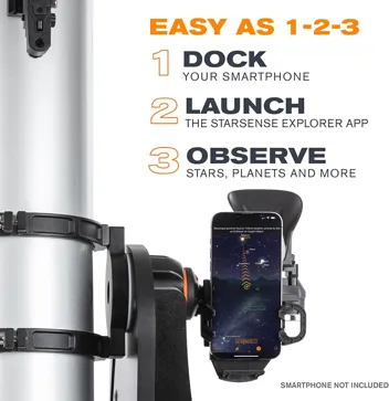 StarSense Explorer 150mm Tabletop Dobsonian Smartphone App-Enabled Telescope