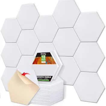 Dmsky 12"x10"x0.4" Hexagon Acoustic Panels