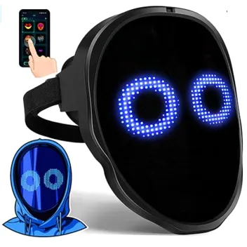 Gootus Face Transforming Halloween LED Mask w/ App Control