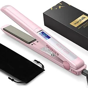 Wavytalk Salon Flat Iron Hair Straightener with Auto Shut-Off