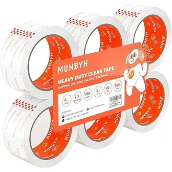 Munbyn 60-Yard Clear Heavy Duty Packing Tape