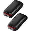 2-in-1 2000mAh Rechargeable Hand Warmer (Pair)