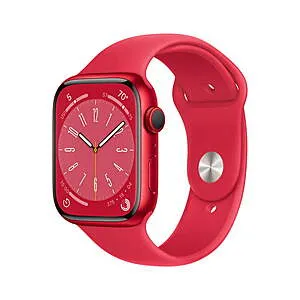 Watch Series 8 GPS + Cellular 45mm (PRODUCT)RED Aluminum Case (S/M) & More