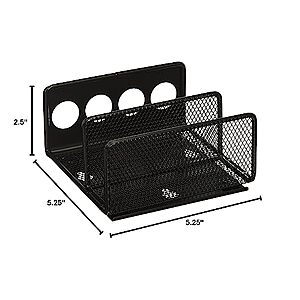 Onyx Mesh Organizer Tray for Magnetic Marker Boards w/ Prime