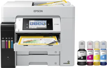 PREIMUM CONDITION - Epson EcoTank Pro ET-5850 Wireless Color All-in-One Supertank Printer