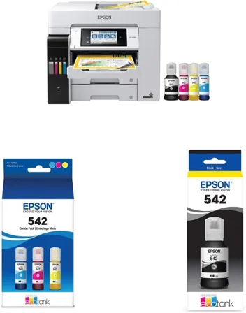 PREIMUM CONDITION - Epson EcoTank Pro ET-5850 Wireless Color All-in-One Supertank Printer