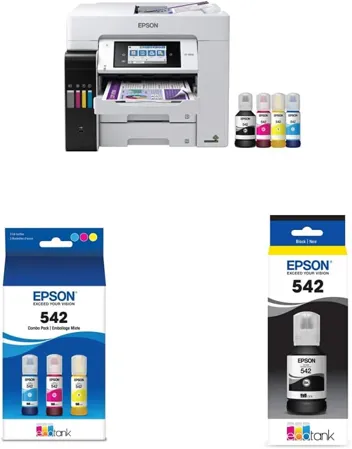 PREIMUM CONDITION - Epson EcoTank Pro ET-5850 Wireless Color All-in-One Supertank Printer