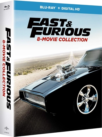 Fast & Furious 8-Movie Collection (Blu-Ray + Digital HD)