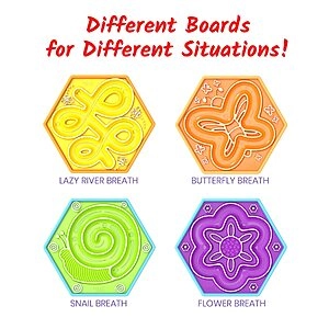 hand2mind Mindful Garden Pack, Finger Labyrinth for Kids (Set of 2)