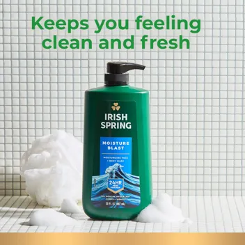 Irish Spring 5 in 1 Body Wash , 30 Oz Pump