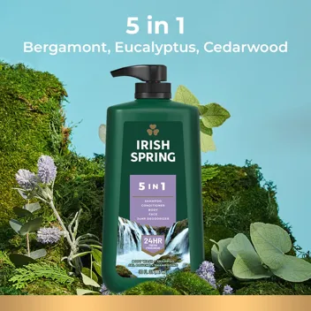 Irish Spring 5 in 1 Body Wash , 30 Oz Pump