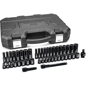 Gearwrench 3/8" Drive 6 Point Standard & Deep Impact SAE/Metric Socket Set (44-Piece)