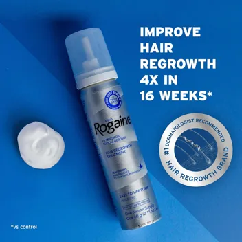 2.11oz 5% Minoxidil Foam 3-Month Supply (For Hair Loss & Regrowth)