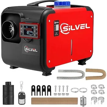 Silvel 12V Air Heater with LCD Display