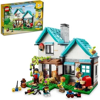 808-Piece Creator 3-in-1 Cozy House Building Kit