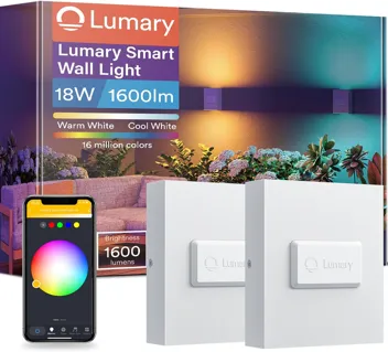 WL6A-2 Smart 1600LM Outdoor Wall Lights