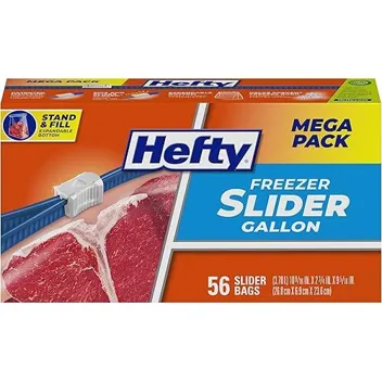Slider Freezer Gallon Storage Bags (56-Count)