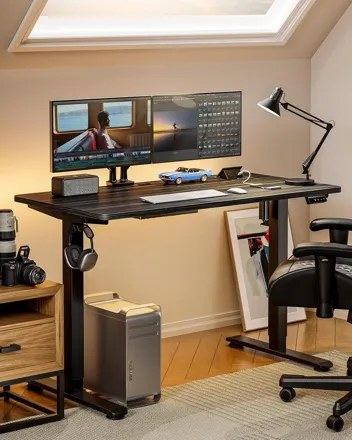 55"x24" Adjustable Height Electric Standing Desk