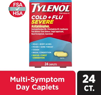 Cold + Flu Severe Medicine Caplets (24ct)