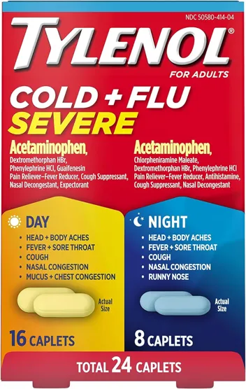 Cold + Flu Severe Medicine Caplets (24ct)