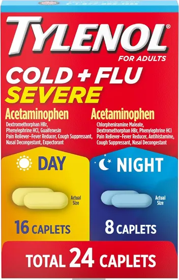 Cold + Flu Severe Medicine Caplets (24ct)