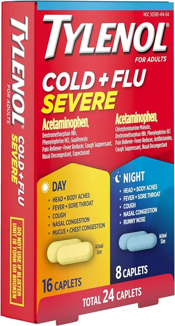 Cold + Flu Severe Medicine Caplets (24ct)