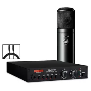 Warm Recording Bundle With WA12-MKII Mic Pre, WA-8000 Condenser Microphone and Premier XLR 15' Mic Cable 00