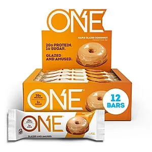 [S&S]: 2.12-Oz ONE Protein Bars (Maple Glazed Doughnut)