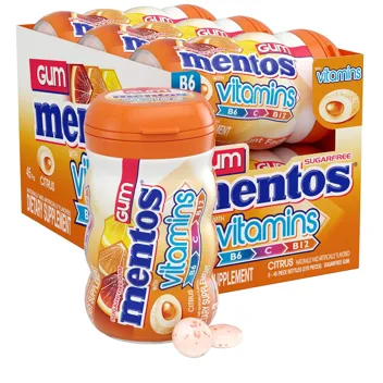 [S&S]: 45-Count Mentos Gum with Vitamins