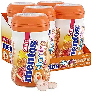 [S&S]: 45-Count Mentos Gum with Vitamins