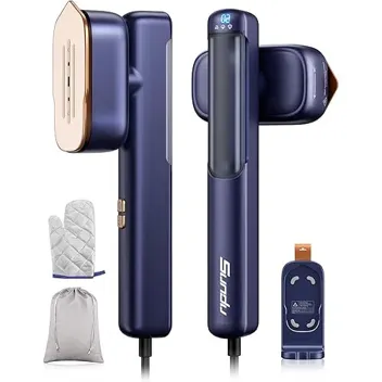 2-in-1 1100W Handheld Clothes Steamer & Iron