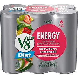 [S&S]: 8-Oz V8 +ENERGY Energy Drink