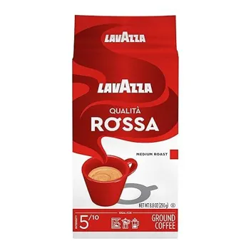 8.8oz Qualita Rossa Medium Roast Ground Coffee Blend