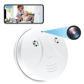 Obdeprlone 1080p WiFi Hidden Camera Smoke Detector