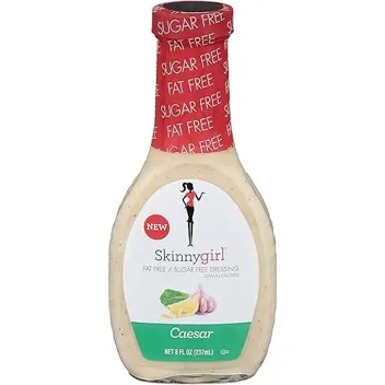 Skinnygirl Fat-Free Salad Dressing Sugar-Free Caesar (8oz)