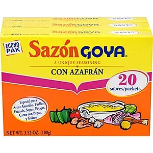 [S&S]: 3.52-Oz Goya Foods Sazón Seasoning With Azafran