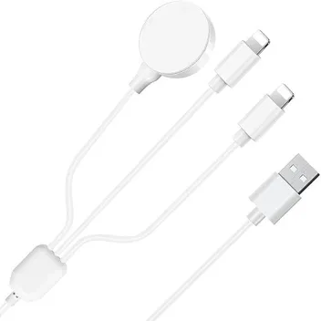 3-in-1 2x Apple Lightning 1x Apple Watch Charging Cable