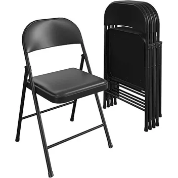 SmartFold Vinyl Folding Chair