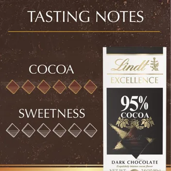 EXCELLENCE 85% Cocoa Dark Chocolate Bar