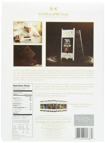 EXCELLENCE 85% Cocoa Dark Chocolate Bar