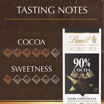 EXCELLENCE 85% Cocoa Dark Chocolate Bar