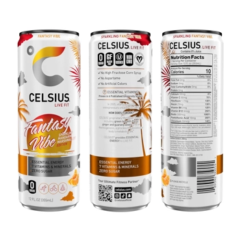 Celsius Sparkling Kiwi Guava Functional Essential Energy Drink