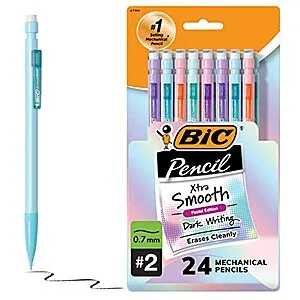 24-Count Xtra Smooth Mechanical Pencils (Medium Point, 0.7mm)