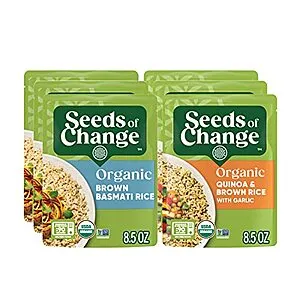 6-count 8.5-oz Seeds of Change Organic Rice & Grain Blends