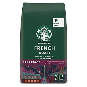 28-Oz Dark Roast Whole Bean Coffee (French Roast)