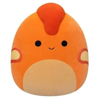 Squishmallows 11" Nichelle the Orange Dinosaur with Fuzzy Head Plush Toy